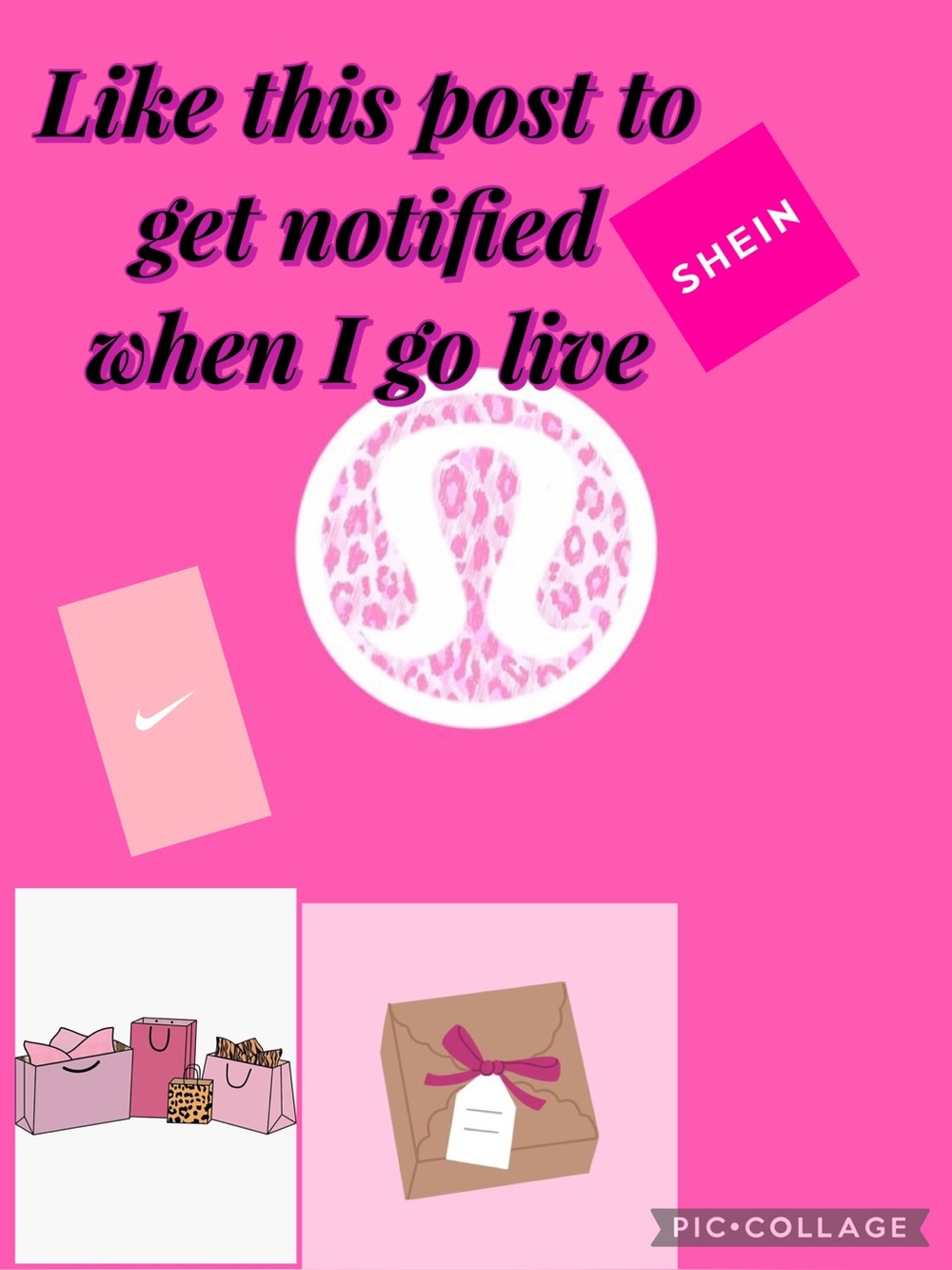Please like this flyer if u want to get notified when I go live